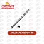 AXLE REAR CROWN 70
