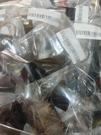 Leather keychain